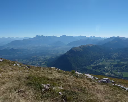 Panorama depuis le pied du Mt Aiguille