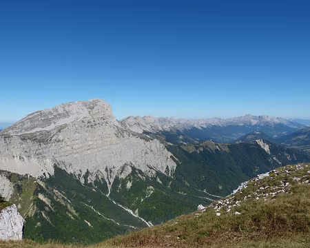 Panorama depuis le pied du Mt Aiguille