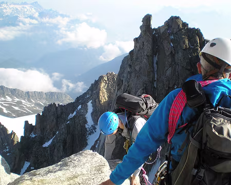 PXL007 redescente..en face le sommet Nord ( 3544 m )