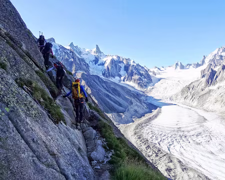 PXL027 En route vers le refuge du Couvercle par le sentier des balcons
