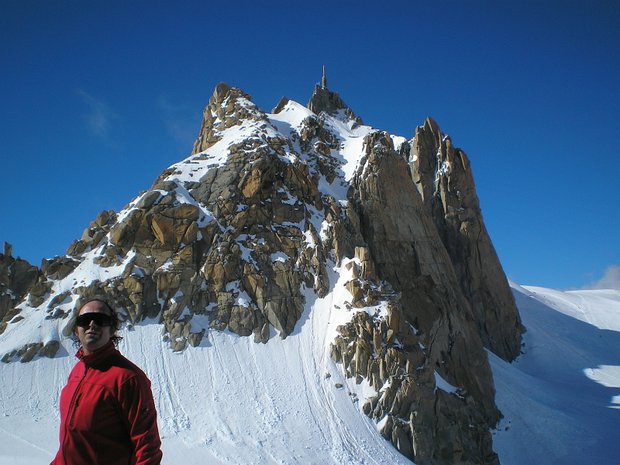 2008-06 Mont Blanc Bruno Moreil, détail sortie