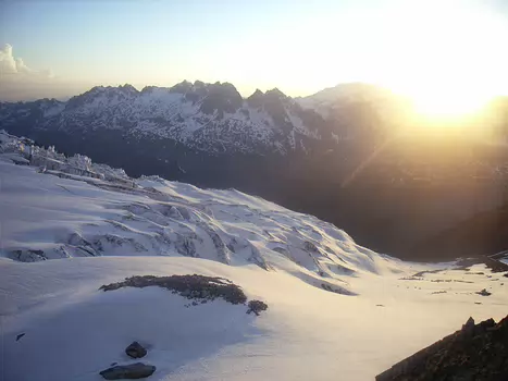 2009-05 Chamonix Bruno Vaillant, détail sortie