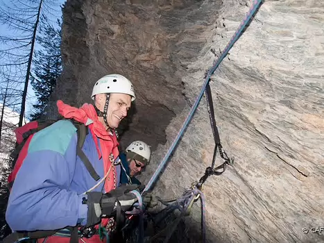 2010-01 Argentiere Frédéric Augendre, détail sortie