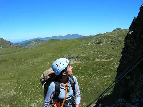 2010-08 Ariege Mathieu Rapin, détail sortie