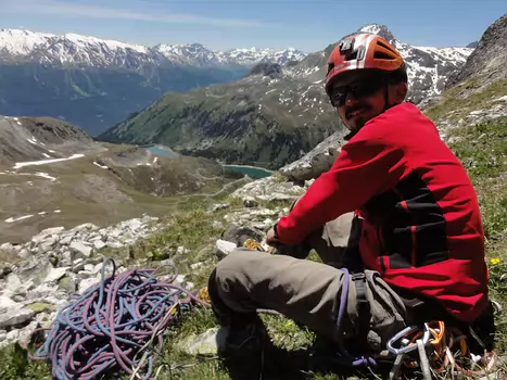 2014-06 Vanoise Yann LB, détail sortie