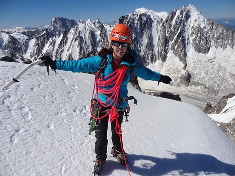 2015-06 Chamonix Yann LB, détail sortie