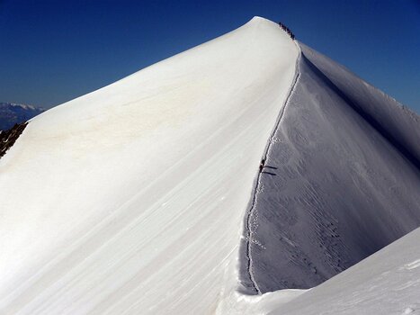 2015-06 Dômes de Miage Florence M, détail sortie