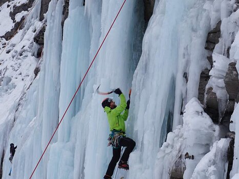 2024-01 Cascade de glace Solenne B, détail sortie