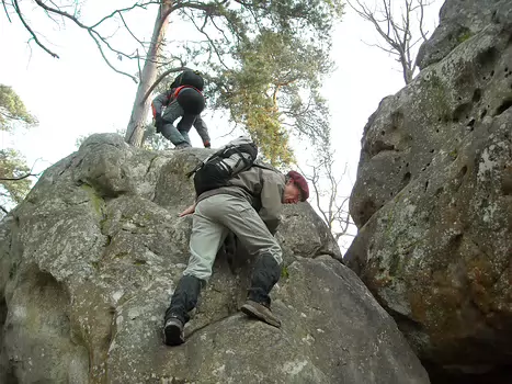 2009-01 Rando escalade rocher Saint-Germain