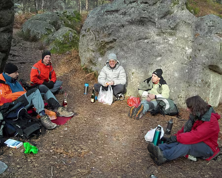 pause sourire les bouteilles sont là pour nous réchauffer pause pique-nique