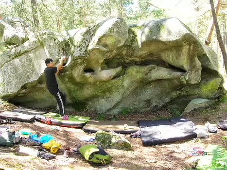 2013-06 Franchard Raymond Mathieu R, détail sortie