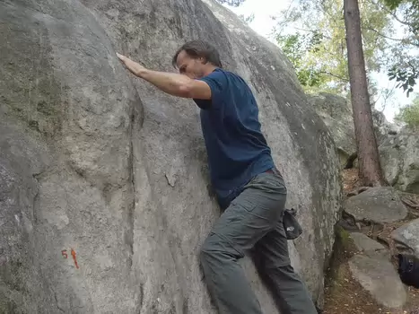 2014-09 Rocher Canon Michel C, détail sortie