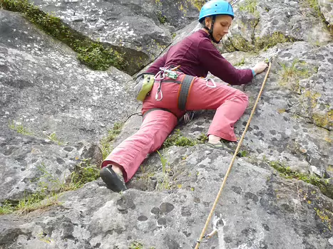 2016-05 Saulges Carlos A, détail sortie