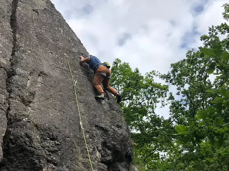 2021-06 Cycle Clécy Camille D, détail sortie