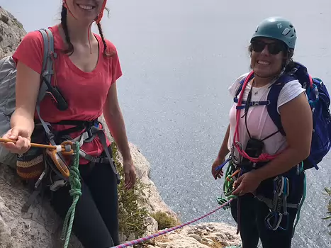 2021-09 Cycle calanques Camille D, détail sortie