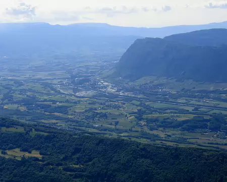 10 Du déco d'Ebaudiaz, en route pour St-Hilaire-du-Touvet, au dessus de la crête de Brame Farine.