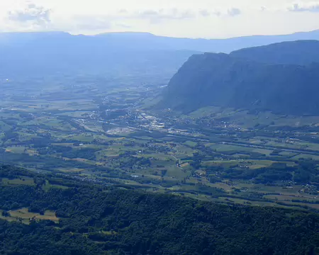 10 Du déco d'Ebaudiaz, en route pour St-Hilaire-du-Touvet, au dessus de la crête de Brame Farine.