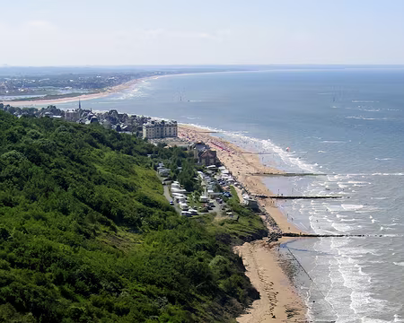 01 Extrémité ouest des falaises : on arrive à Houlgate.