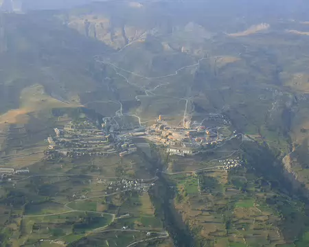 22 Au retour, vue aérienne sur la station d'Orcières-Merlette.