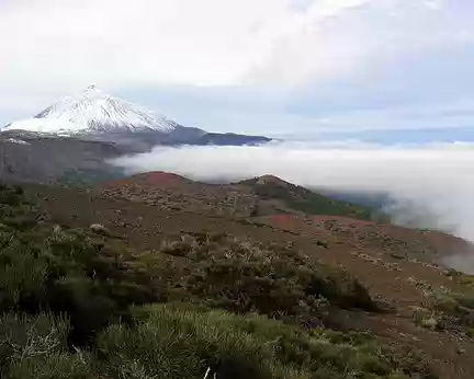 21 A 2200 m d'altitude, le décollage Nord du volcan est au pied du Teide (3800 m).