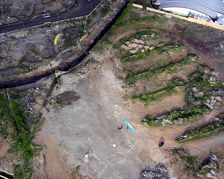 54 L'atterro de l'Hypertrebol, vu de dessus.