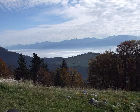 06 Mer de nuage sur le Grésivaudan. Belledone est au fond.
