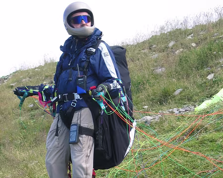 04 Un dernier coup d'oeil sur la manche à air avant de s'élancer.