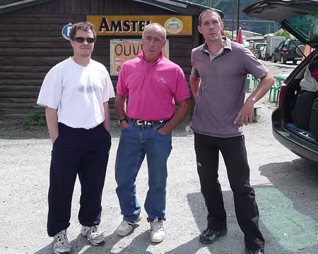 001 Vincent, George, Julien et Jacky (qui prend la photo).