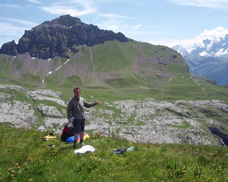 035 Le lendemain matin, nous montons aux chalets de Platé.
