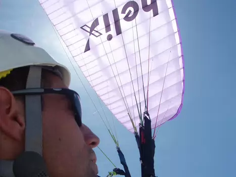 2009-06 Chamonix - vol rando Julien Burnod, détail sortie