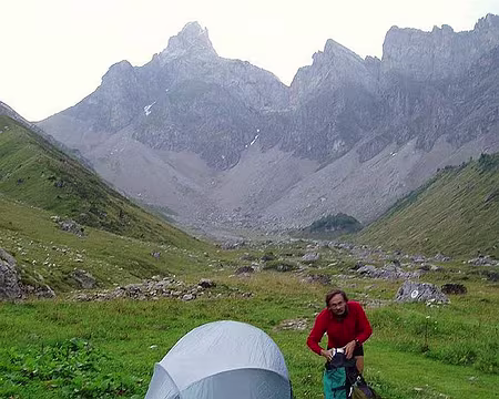 0018 installation du camp dans la Combe de Doran