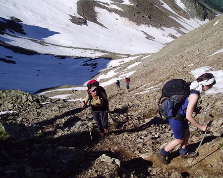 24 Arrivée au col de la Mine de Fer.
