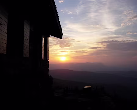 66 Coucher de soleil au refuge de l'Oule