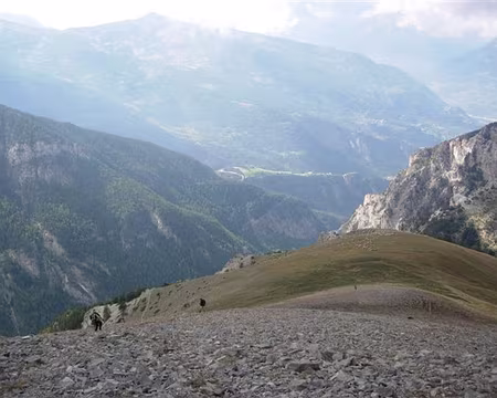 41 Descente des Crêtes d'Agnès, hors sentier