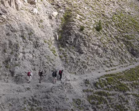 44 Final, sur petite sente aérienne pendant 1 h