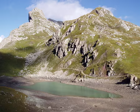 047 Le Lac du Grand Ban au Col des Rochilles.
