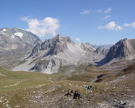 25 Col de la Grassaz vue Nord Est sur le Col de la Tourne