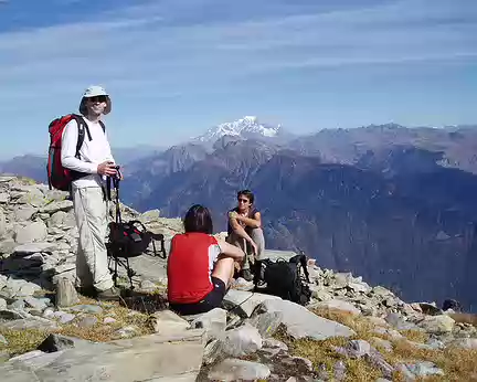 49 Pique-nique au sommet du Mont Bellachat (2464 m).
