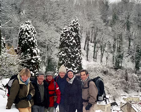 01 Tonnerre : grande surprise ! Départ sous la neige sans raquettes...