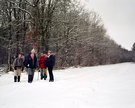 02 Toujours de la neige, c'était bien un week-end rando...