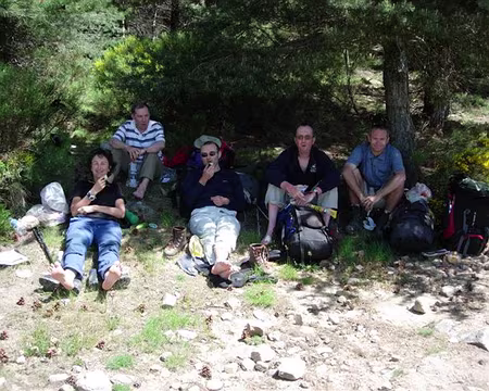 17 Coin d'ombre au col du Sapet sur le Chemin de Stevenson