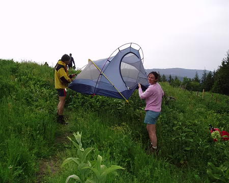 13 Montage des maisons d'un soir.