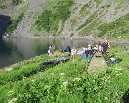 16 Camp au lac de Crop