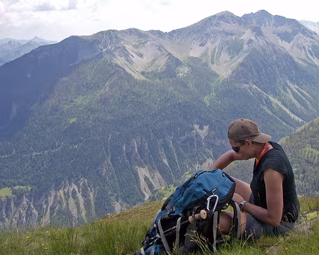 046 Pause sur la cime de la Blanche