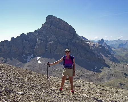 113 Devant le Brec de Chambeyron 3412 m