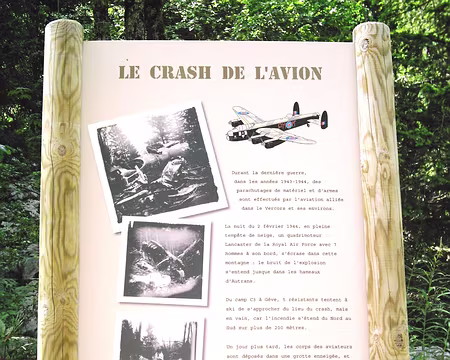 Autrans 20 La stèle de l’avion