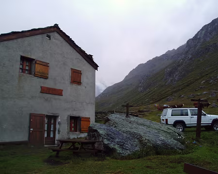 P1010015 Matin pluvieux au refuge des 2 eaux