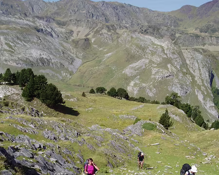 26f Rude montée au col Peyreget