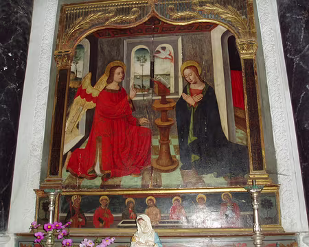 alpesmaritimes 042 Eglise de Utelle : Nativité de l'école de Bréa.