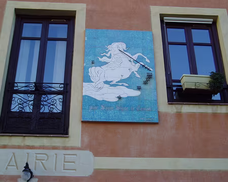 alpesmaritimes 060 Coaraze : Cadran solaire par Mona Christie..